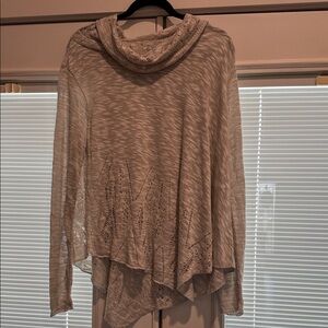 Daytrip Women's Cream Cowl Neck Sweater Bias Flowy The Buckle